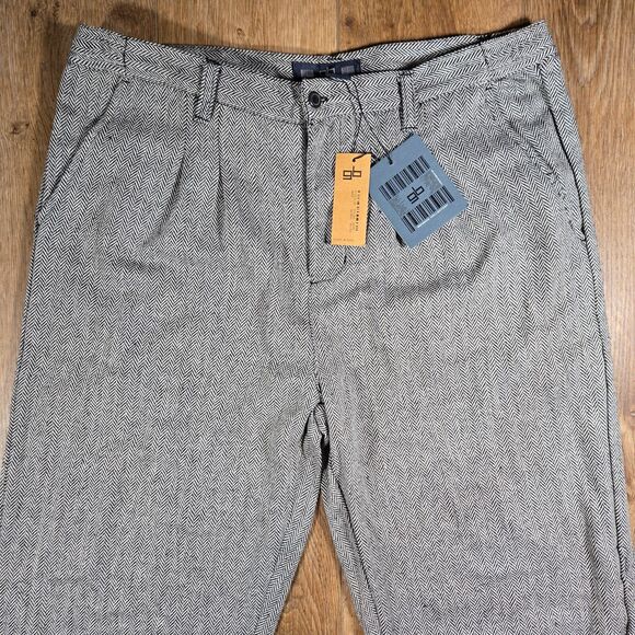 GODBODY Collection Men's 34x33 Pleated Wool Blend Dress Pants Classic Fit 36x31 - Picture 3 of 12